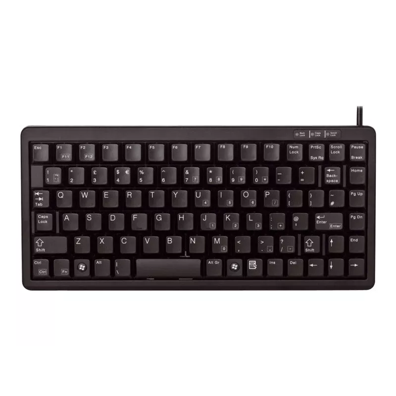 Teclado CHERRY G84-4100 universal USB AZERTY francés negro