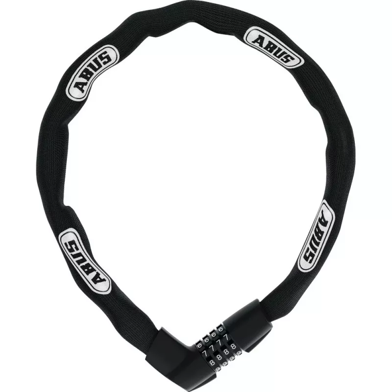 Candado de cadena ABUS 48566 negro blanco 850 mm acero templado