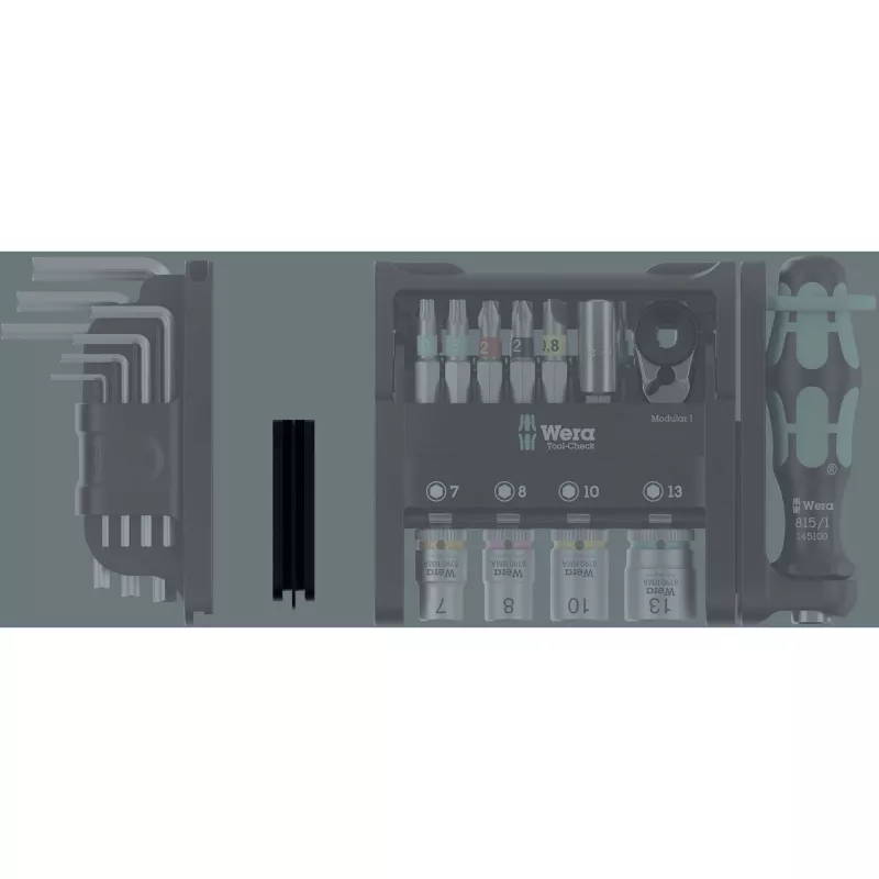 Wera Tool-Check Modular Adapter 9549 adaptador rígido, negro