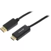 Adaptador DisplayPort a HDMI Sharkoon 4K 60 Hz, cable de 1 m