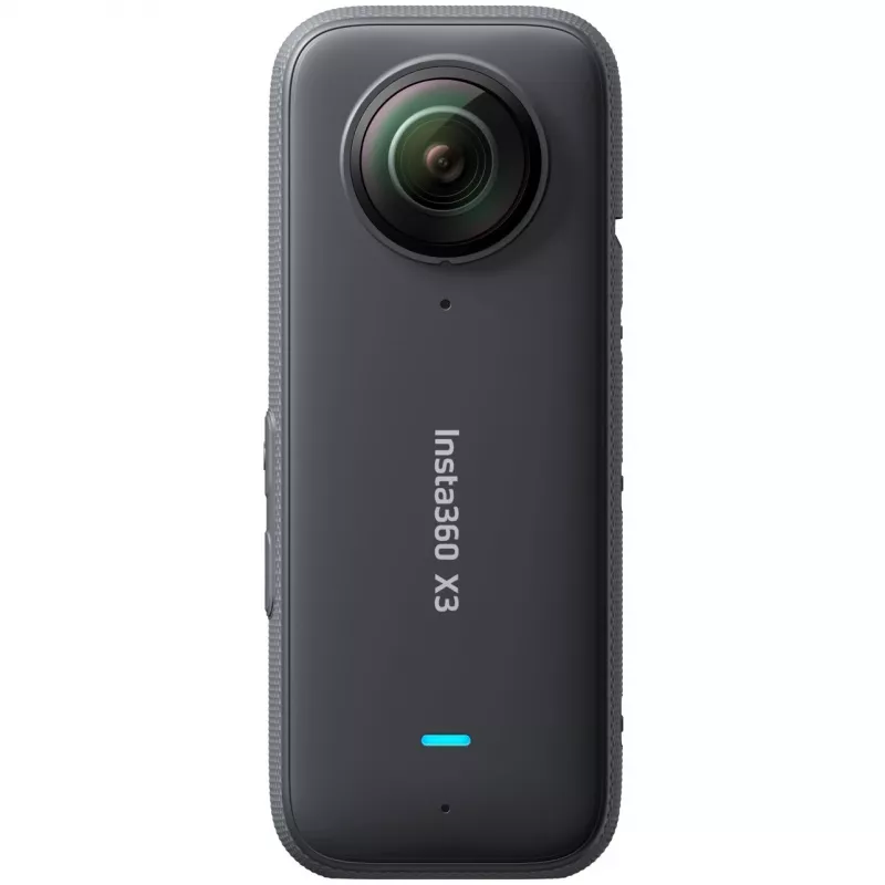 Insta360 X3 CINSAAQ/B cámara de acción 360°, 5,7K, 72 MP, 5760×2880, 100 fps, CMOS, pantalla LCD, negra