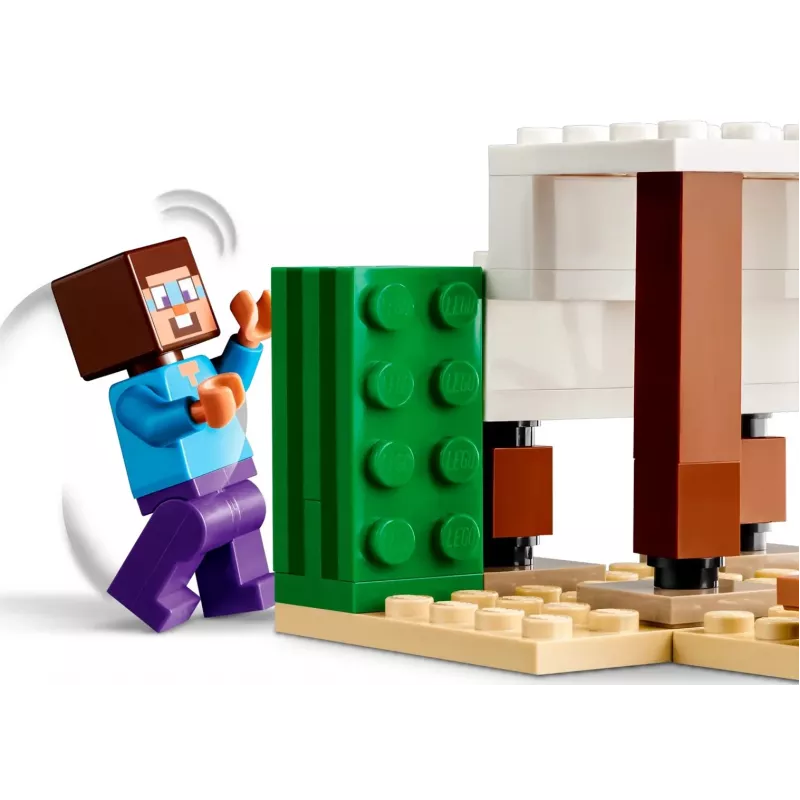 LEGO Minecraft 21251 Expedición al desierto de Steve Set de construcción de bioma de juguete