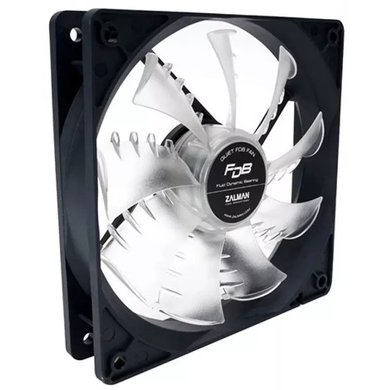 Sistema de refrigeración Zalman ZM-F3 FDB(SF) ventilador para caja 12 cm negro, transparente