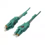 Cable de fibra óptica 2 fibras 0,5 m LC-LC 50/125 µm OM3 Uniboot giratorio Push/Pull AD 2 mm - Cable - Fibra multimodo (S215540)