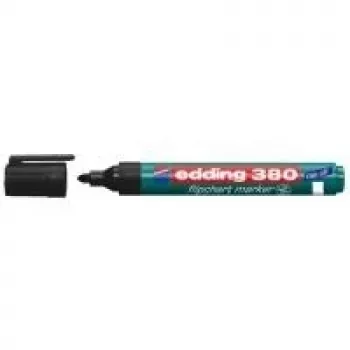 Rotulador Edding 380 con punta perfilada, tinta negra, 1 ud.
