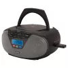 Microcadena de audio Aiwa BBTU-400BK, reproductor CD/MP3/FM-PLL/BT (Negro)