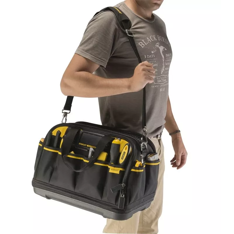 Bolsa de herramientas STANLEY FATMAX Multi Access FMST1-73607, poliéster, 430 × 280 × 300 mm, 2 asas, correa de hombro