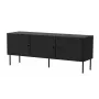 Mueble RTV 3D PALAZZO BIS 151x40x60 negro mate
