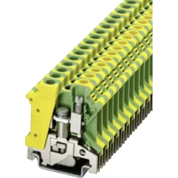 Borne de protección a tierra Phoenix Protective Earth Terminal 0,2-10 mm² gn-ge USLKG 6 N- (0442079)