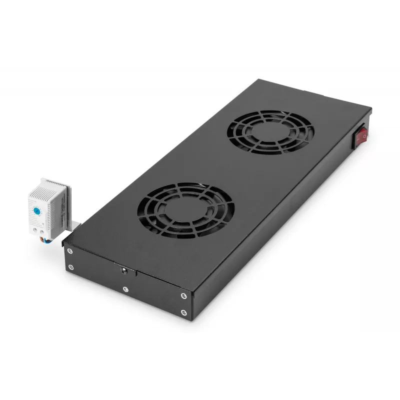 Digitus unidad de ventilador para instalación variable de 483 mm (19