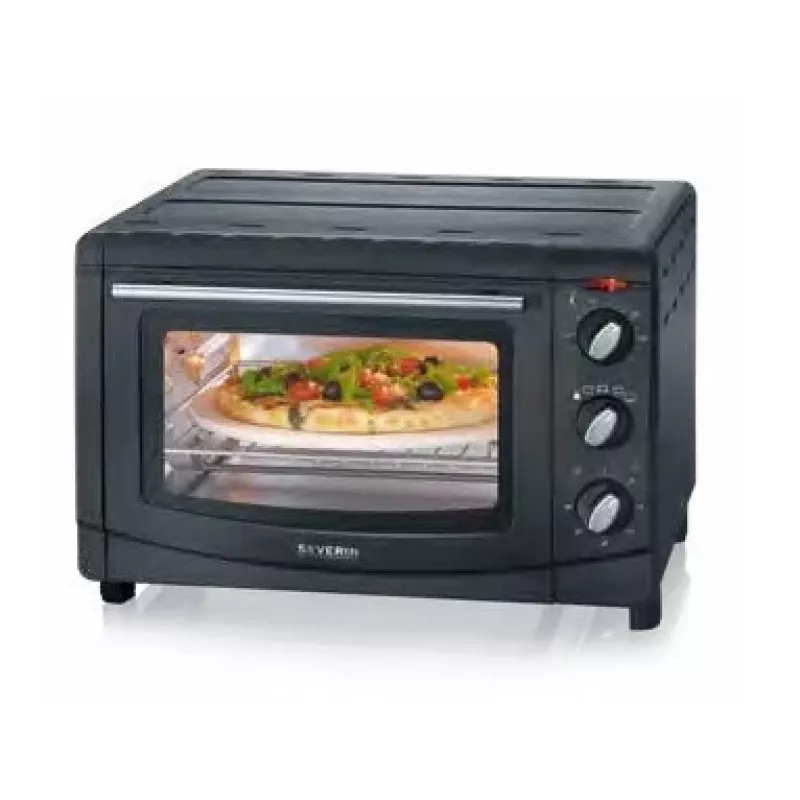Mini horno Severin TO 2068 20L 1500W negro con grill