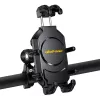 Soporte pasivo UleFone Armor Mount Pro para teléfonos móviles — soporte, para bicicleta y patinete, negro