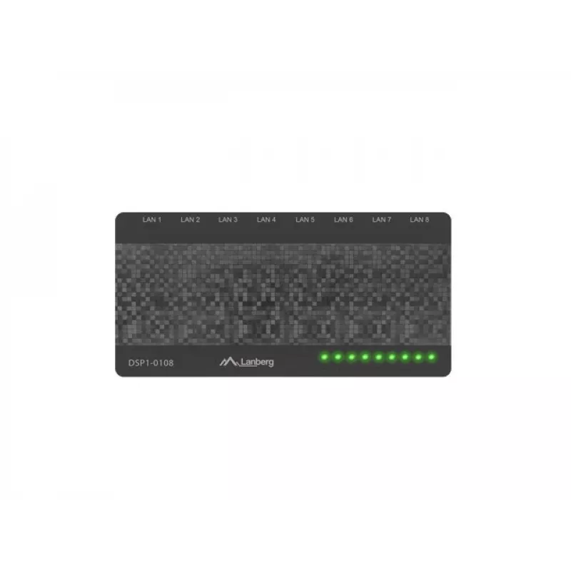 LANBERG DSP1-0108 switch Lanberg DSP1-0108 8 puertos 100MB/S de sobremesa