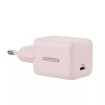 Fuente de alimentación UGREEN X512 20W USB-C carga rápida PD, rosa, entrada 100–240V, 1× USB-C
