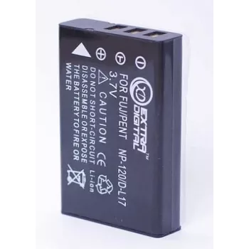 Batería recargable para cámara extra digital NP-120 / Ricoh DB-43 / Pentax D-LI7, 3,7 V 1200 mAh