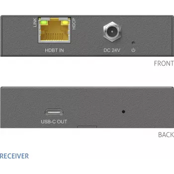 Receptor AV PureLink PT-HDBT-1020C-RX con soporte 4K y entrada HDBaseT