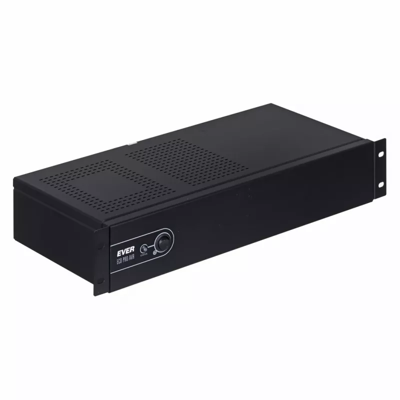 EVER ECO Pro 1000 AVR CDS SAI Line-Interactive rack 19 pulgadas 2U, 1000 VA / 650 W
