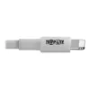 Eaton Tripp Lite Series cable USB-A a Lightning de sincronización/carga (M/M) - certificado MFi, blanco, 3 ft. (0,9 m) - cable de datos/alimentación - USB macho a Lightning