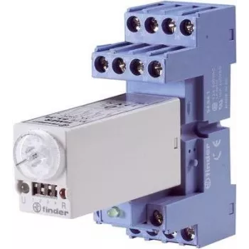 Relé multifunción temporizador 24 V/DC 24 V/AC 1 unidad 85.04.0.024 Rango de tiempo 0 (85.04.0.024)