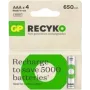 Batería recargable GP ReCyko Micro AAA 650 mAh 1,2 V