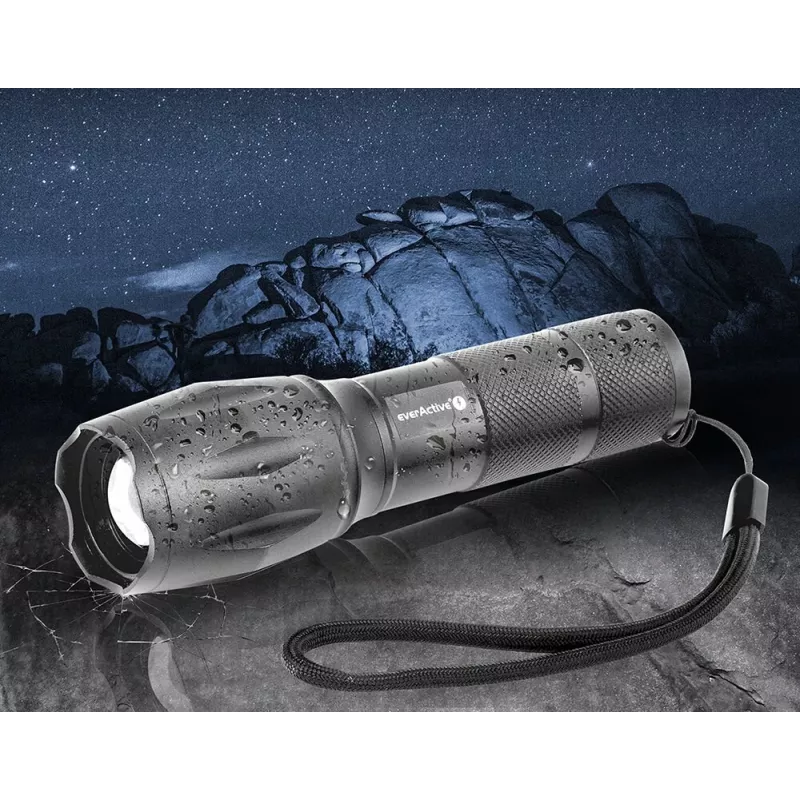 Linterna LED everActive FL600, 600 lm, CREE XM-L2, 18650 / 3x AAA