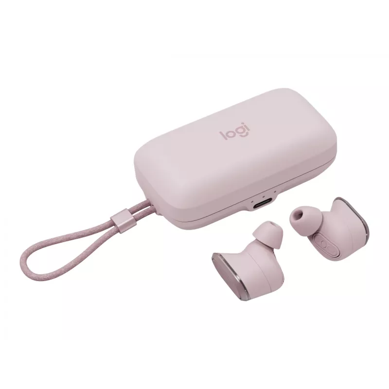 Logitech Zone True Wireless, Auriculares in-ear, ANC, Rosé, rosa, In-ear, Bluetooth, 985-001090