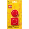 Set de imanes de Room Copenhagen, modelo 40101730 (rojo) – imanes decorativos estilo LEGO
