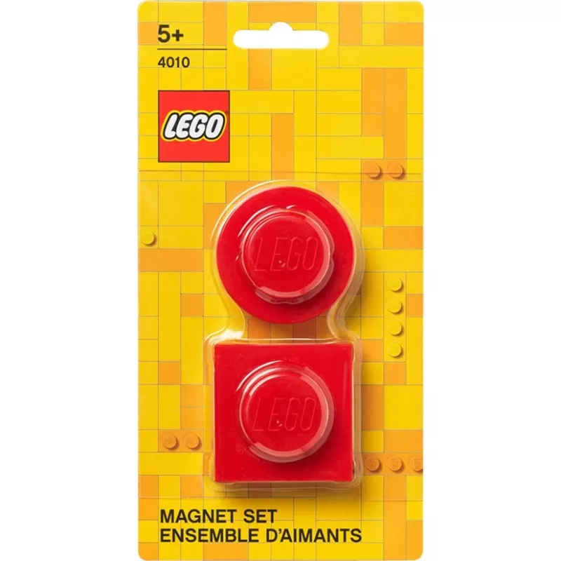Set de imanes de Room Copenhagen, modelo 40101730 (rojo) – imanes decorativos estilo LEGO