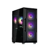 Caja de ordenador Zalman I3 NEO ARGB negra Midi Tower