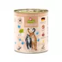 Comida húmeda para gatos Fox4Pets DeliCATessen Pur ternera 800 g lata, adult, alimento completo, hipoalergénico, sin gluten ni soja