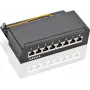 Goobay 62065 - RJ-45 - Cat6a - S/FTP (S-STP) - 22/26 - negro - instalación en rack (62065)