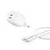 Belkin BoostCharge Pro - fuente de alimentación - GaN - 50 vatios - carga rápida - 2 puertos de salida (2 x USB-C)