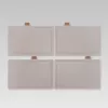 Maestro MR-1412-BEIGE juego de cuchillos con bloque + set de tablas de cortar beige