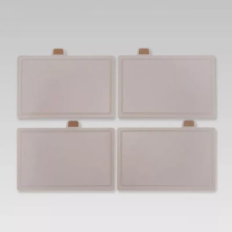 Maestro MR-1412-BEIGE juego de cuchillos con bloque + set de tablas de cortar beige