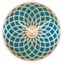 Reloj NeXtime 3150tq Sun Small, Ø35 cm, pared, turquesa