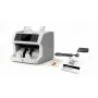 Safescan 2850 contador de billetes con detección de falsos (UV, magnético, tamaño), 1500 billetes/min, pantalla táctil, blanco