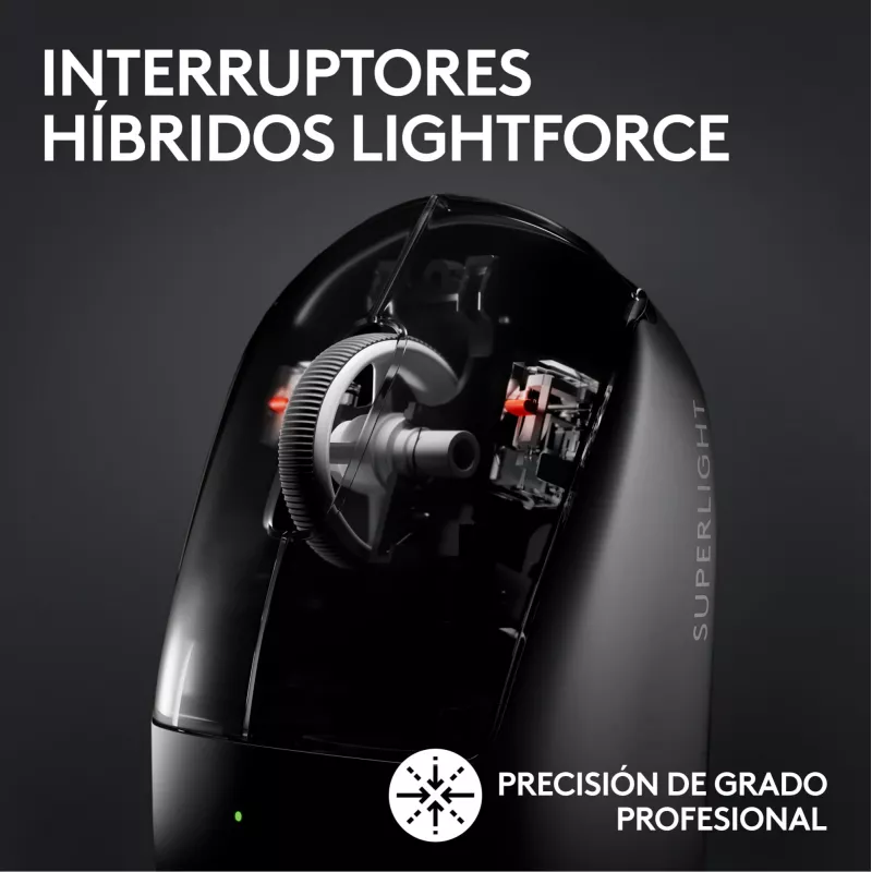 Logitech G PRO X SUPERLIGHT 2 LIGHTSPEED ratón gaming inalámbrico, blanco