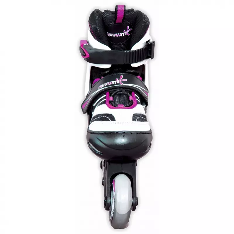 Patines en línea Muuwmi ajustables talla infantil 37–40, rosa/negro