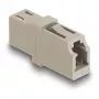 Acoplador de fibra óptica DeLOCK LC simplex hembra a LC simplex hembra OM1/OM2 beige