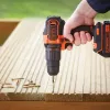 Black & Decker BDCHD18KB-QW Taladro sin llave negro, naranja