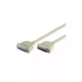 Wentronic Goobay Cable de conexión D-SUB, Gris, 1,8 m - conector macho D-SUB/IEEE 1284 (25 polos) > conector hembra D-SUB/IEEE 1284 (25 polos) (50541)