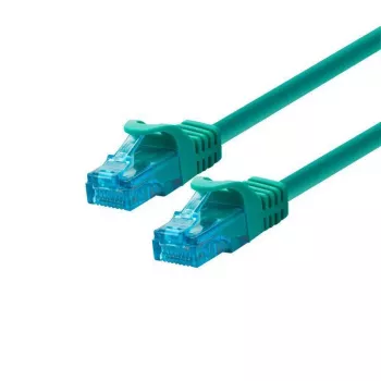 Cable de red LOGON Cat5e UTP, 30 m, verde, RJ-45 a RJ-45