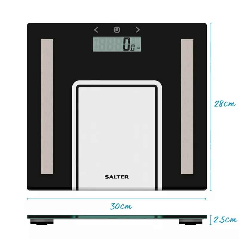 Báscula electrónica de análisis corporal Salter 9128 BK3R
