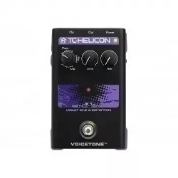 Pedal de efectos vocal TC-Helicon VoiceTone X1 — efectos de voz megáfono y distorsión