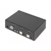 Conmutador KVM Digitus 2 puertos Single Display 4K HDMI