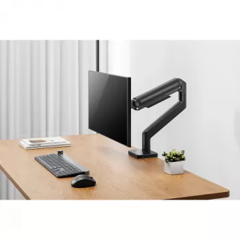 Soporte de monitor DIGITUS Single, pinza, para hasta 49