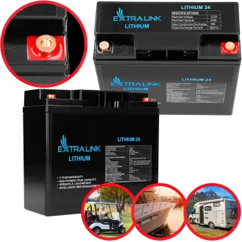 Batería LiFePO4 Extralink 24000 mAh 12,8 V