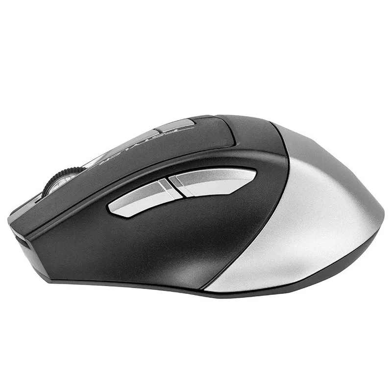 Ratón inalámbrico A4Tech FB35 (modelo 46717) – Bluetooth + 2,4 GHz, 2000 dpi, 6 botones, gris