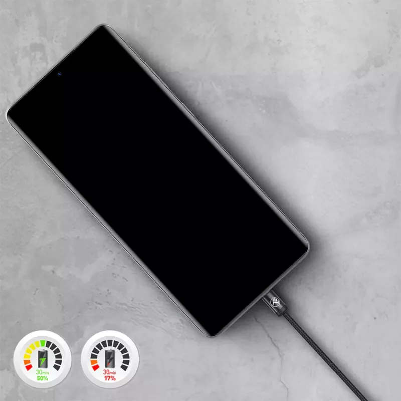 Cable USB-C Tellur TLL155801 240W 2m negro – cable de carga y datos USB-C a USB-C
