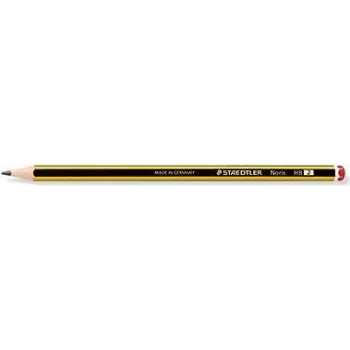 Lápiz STAEDTLER Noris, hexagonal, dureza: HB Grosor de mina: aprox. 2 mm, lacado amarillo/negro, - 12 unidades (120-2)